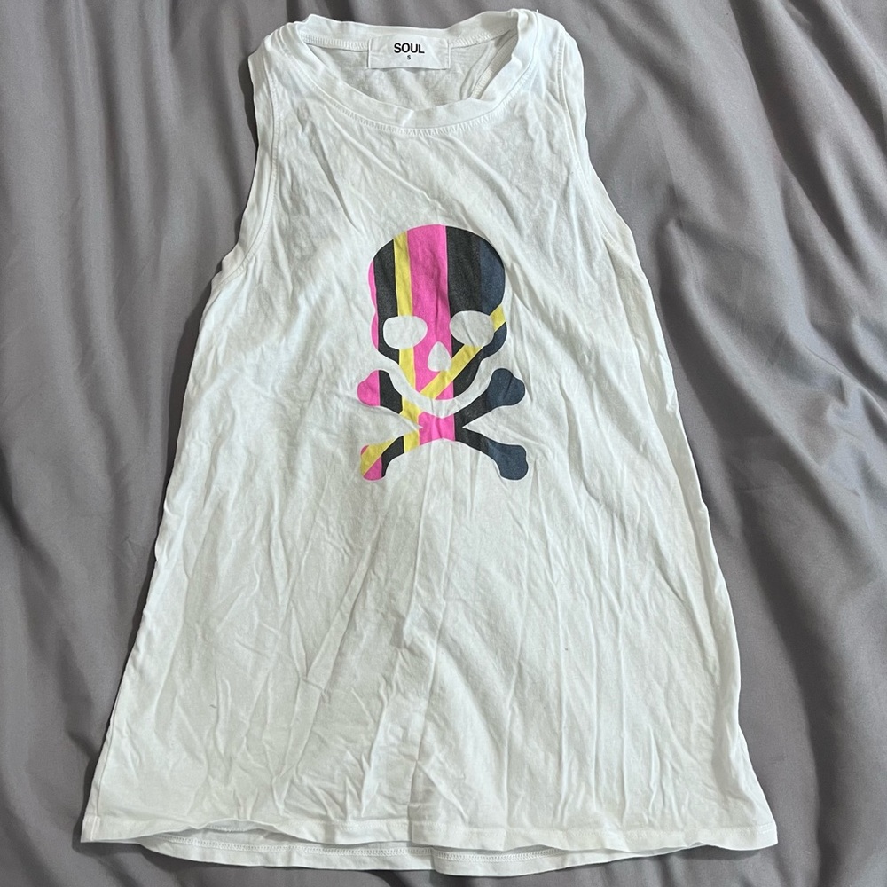 Soul Cycle Skull Logo Tank
